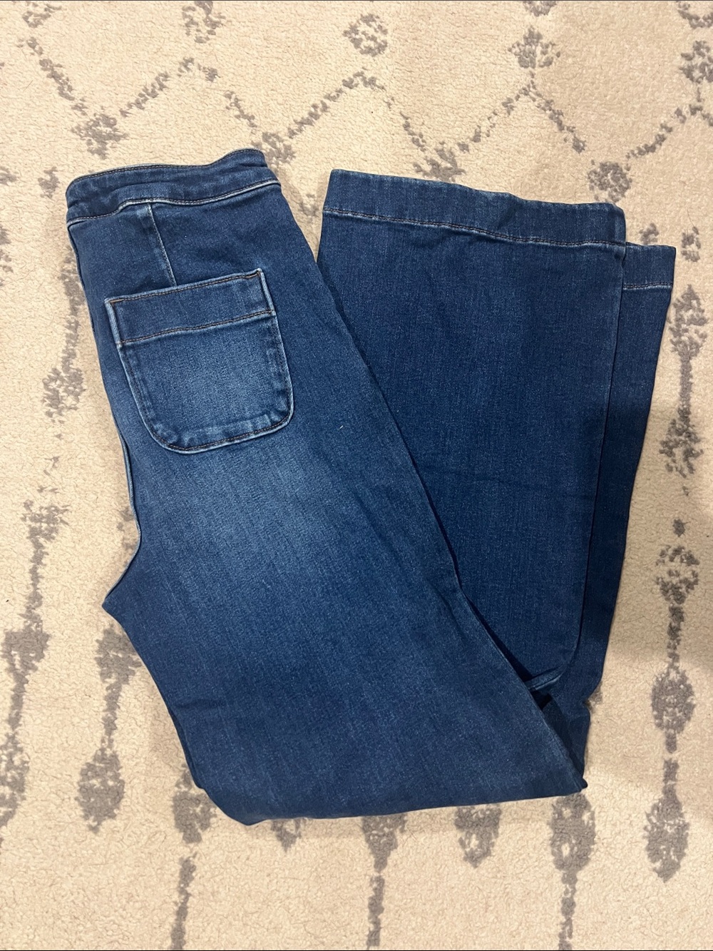 LC Lauren Conrad Bootcut Jeans in Dark Blue Denim